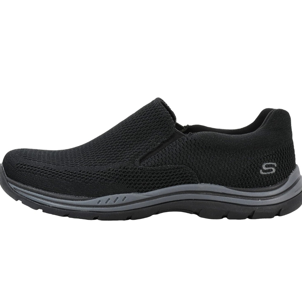 Skechers Men's Black Slip-On Shoes